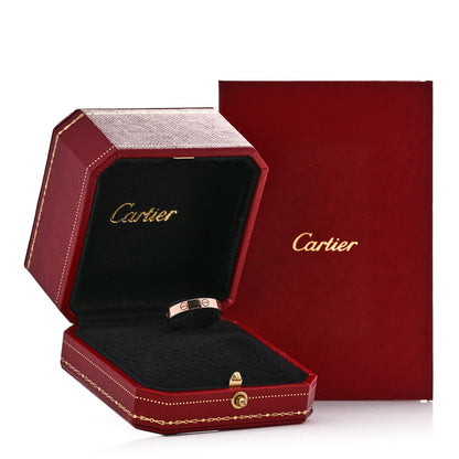 Cartier 18K Pink Gold 3.5mm LOVE Wedding Band Ring 58 8.25 5 of 5