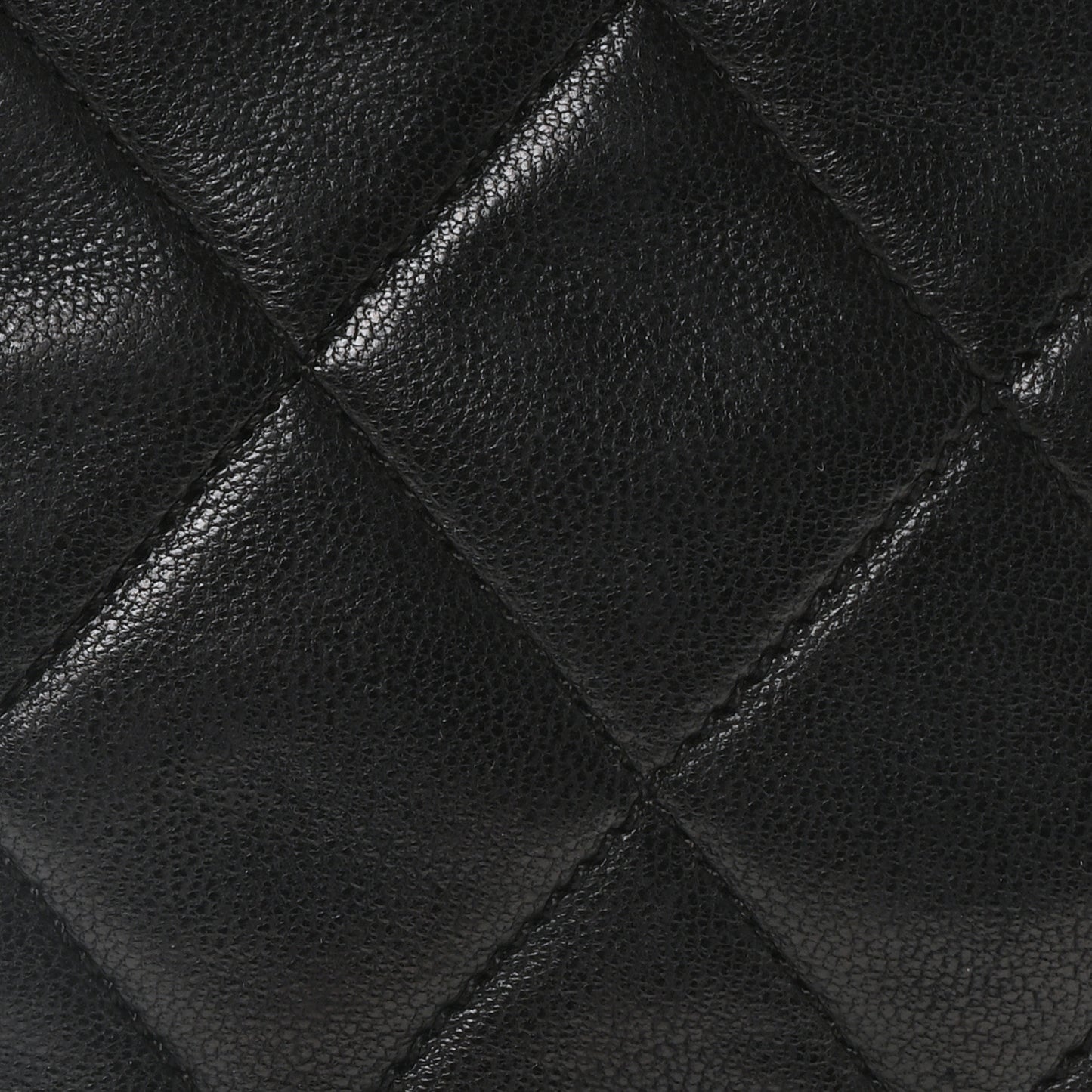 Caviar Quilted Shoulder Bag Black