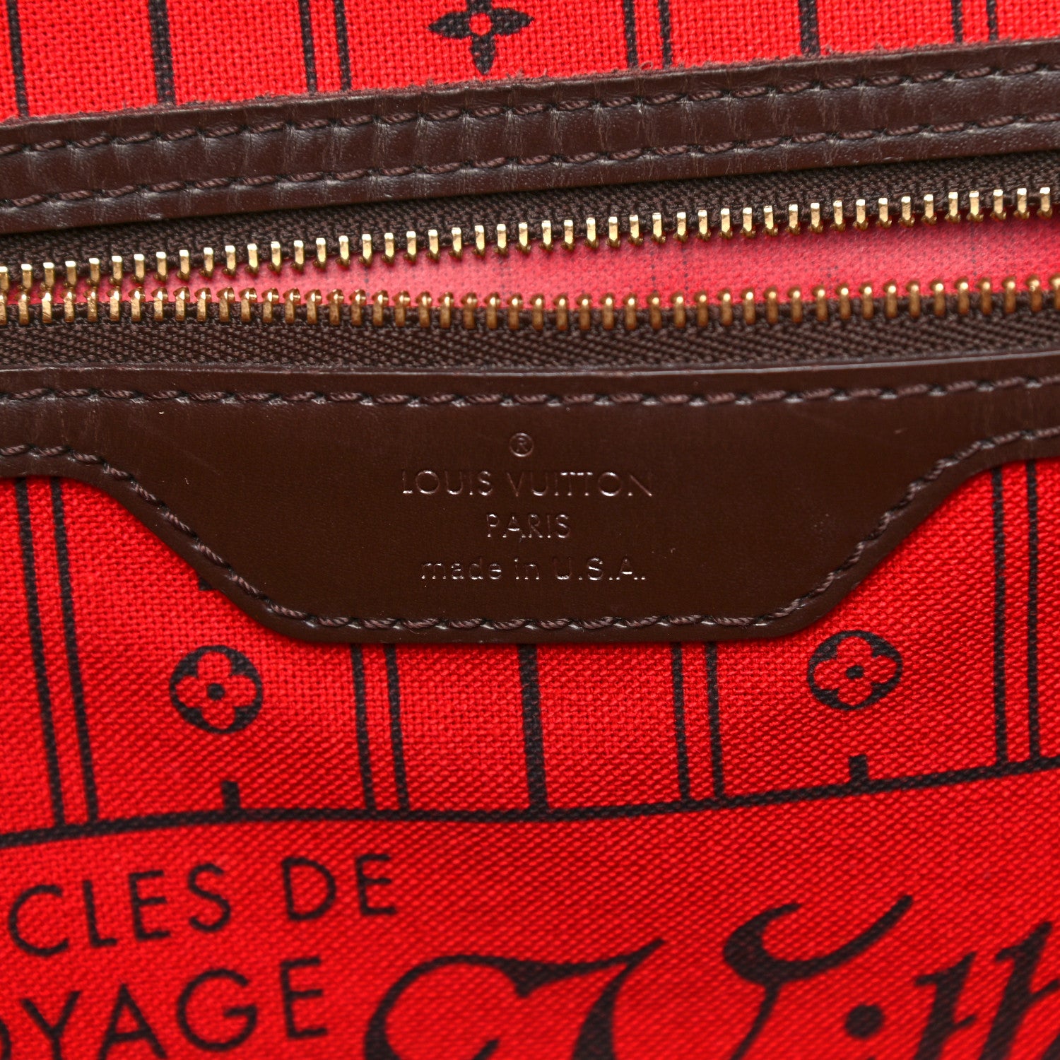 Louis Vuitton Damier Ebene Neverfull MM 6 of 22