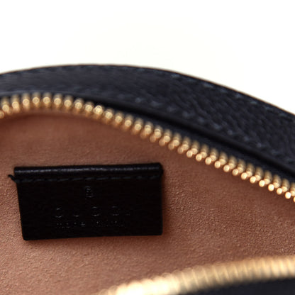 Gucci Grained Calfskin Web Mini Ophidia Round Shoulder Bag Black 6 of 10