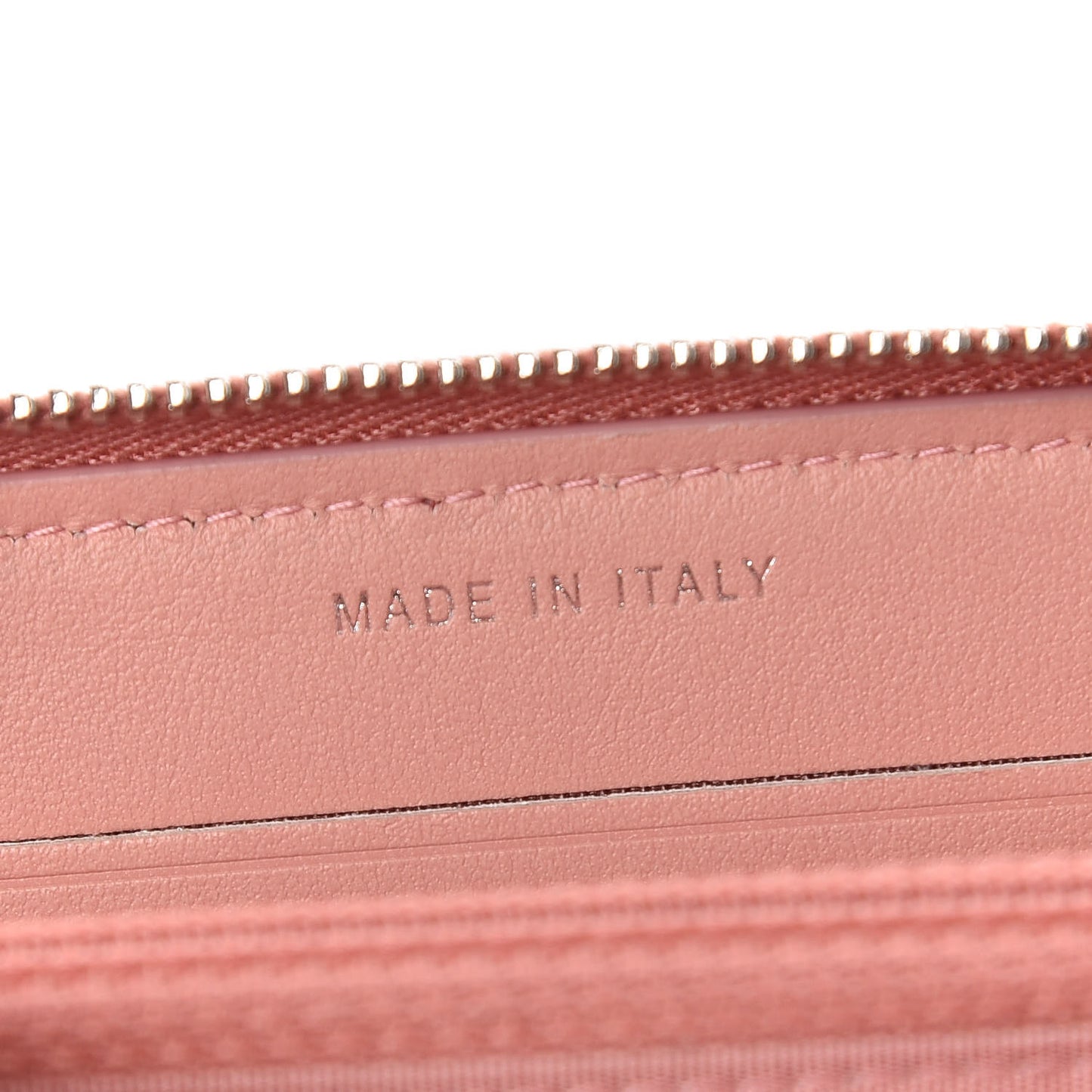 Lurex Canvas Deauville Medium Zip Around Wallet Pink