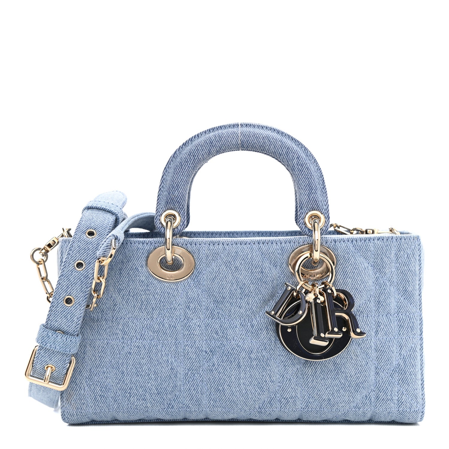 Christian Dior Denim Macrocannage Lady D-Joy Blue 1 of 8