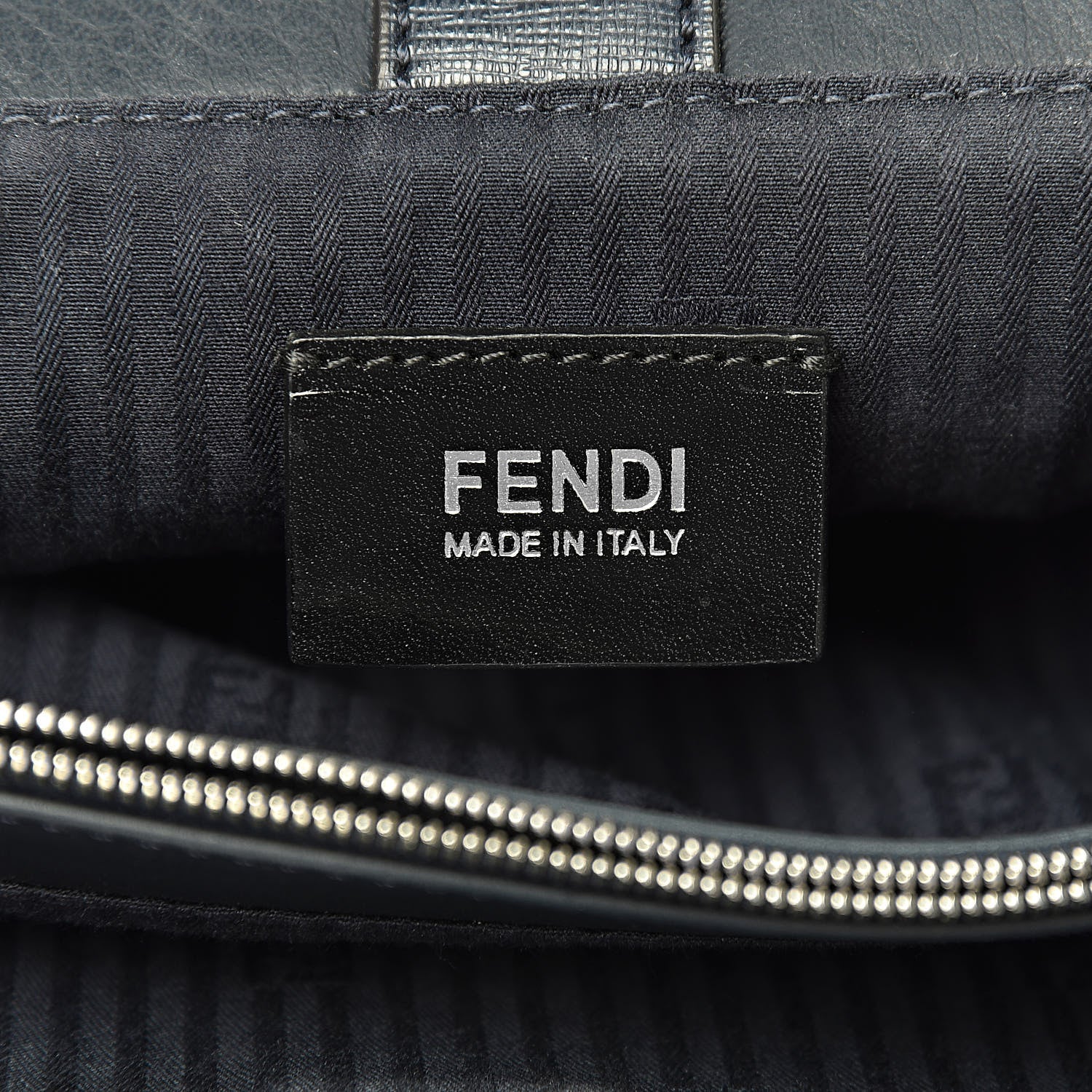 Fendi Vitello Elite Petite 2Jours Tote Lavagna 7 of 13