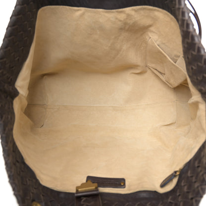 Bottega Veneta Nappa Intrecciato Large Capri Tote Ebano 5 of 10
