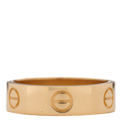 Cartier 18K Yellow Gold 5.5mm LOVE Ring 56 7.5 3 of 4