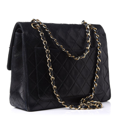 Chanel Lambskin Quilted Medium Double Flap Black 2 of 11