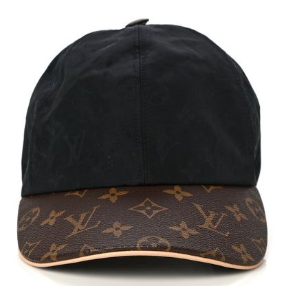 Louis Vuitton Polyester Silk Monogram LV Get Ready Cap M Black 3 of 10
