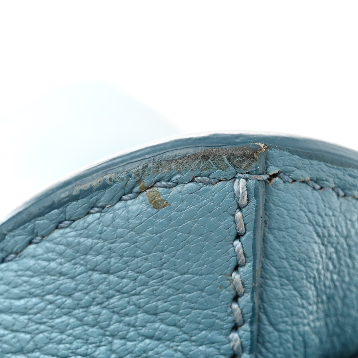 Miu Miu Goatskin Madras Shopping Tote Azzurro 16 of 17
