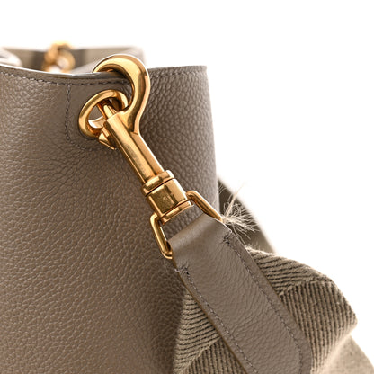 Celine Soft Grained Calfskin Sangle Bucket Bag Taupe 10 of 10