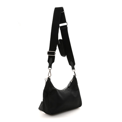 Prada Nylon Re-Edition 2005 Shoulder Bag Black 3 of 9