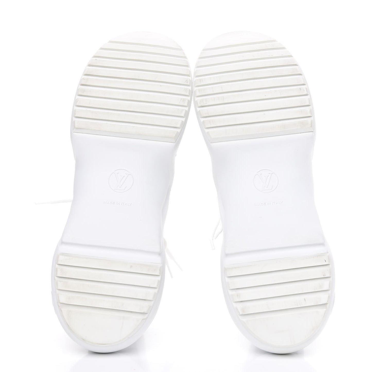 Calfskin Technical Nylon LV Archlight Sneakers 42 Marine