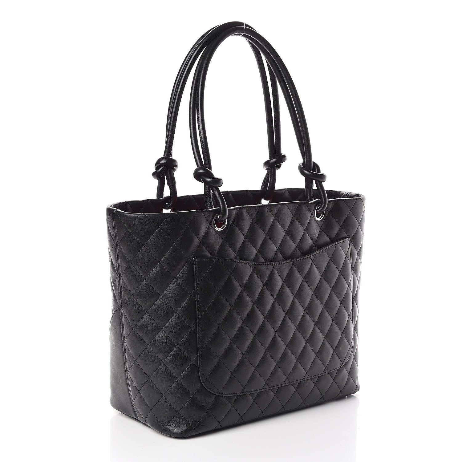 Chanel Calfskin Quilted Large Cambon Tote Black 3 of 12