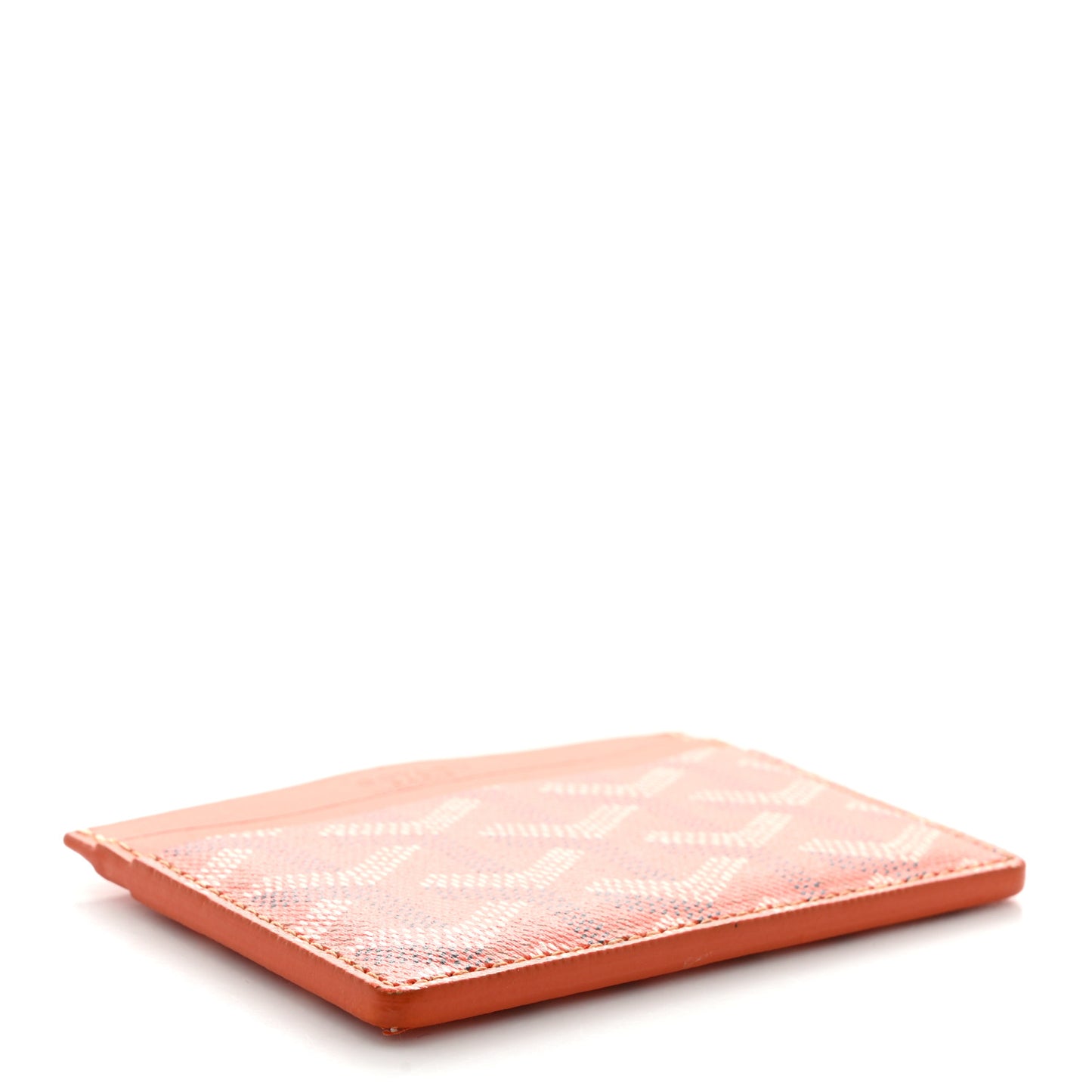 Goyardine Saint Sulpice Card Holder Orange