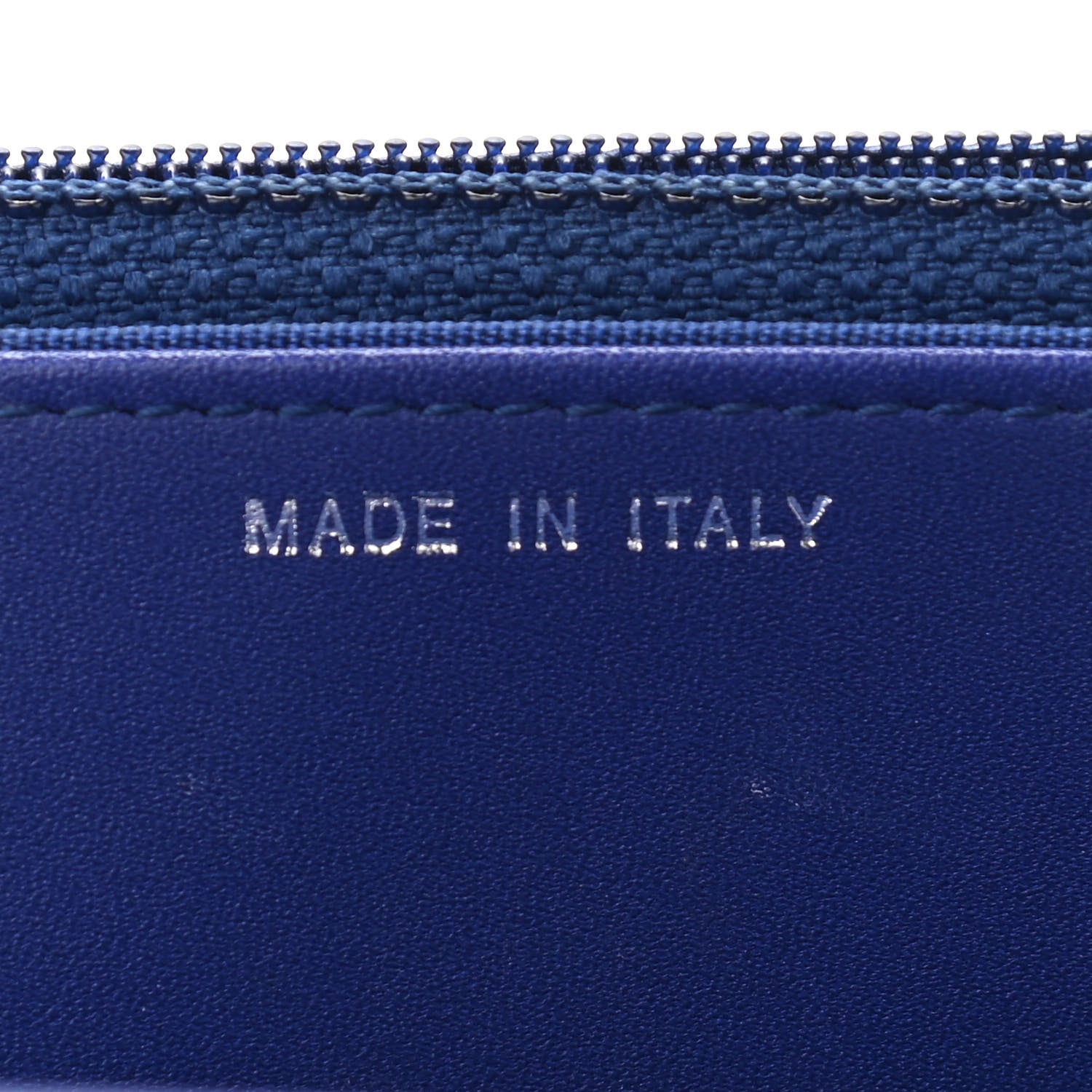 Chanel Patent Caviar Timeless CC Wallet on Chain WOC Blue 7 of 10