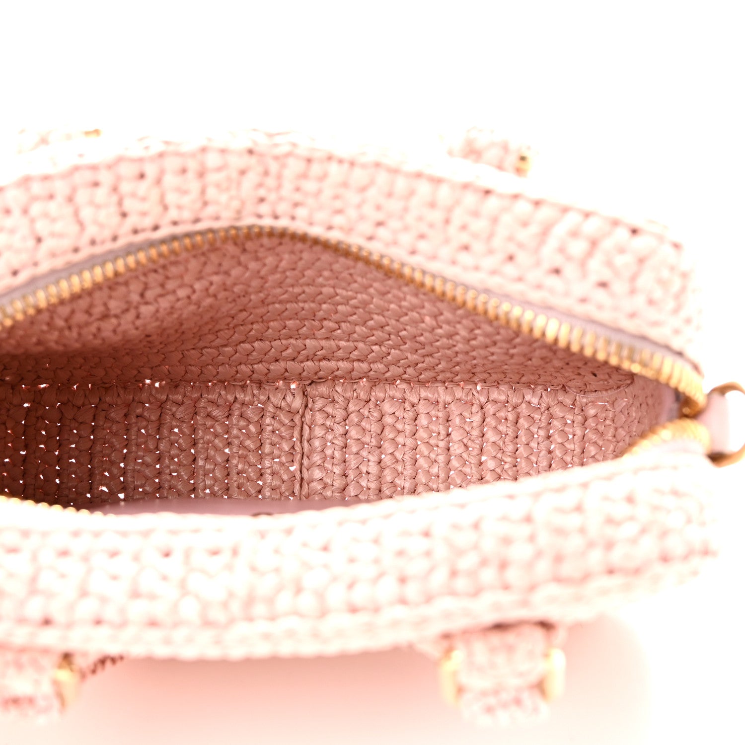 Miu Miu Crochet Calfskin S Narrow Arcadie Alabaster Pink 1939683