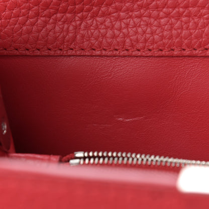 Louis Vuitton Taurillon Capucines MM Rubis 12 of 13