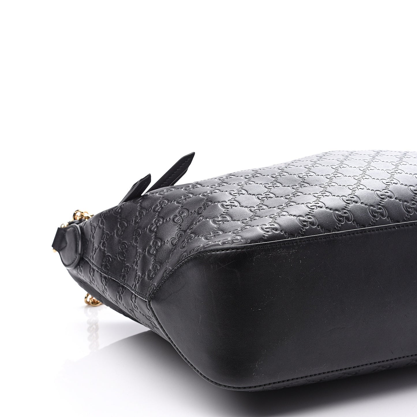 Guccissima Signature Large Linea A Hobo Black