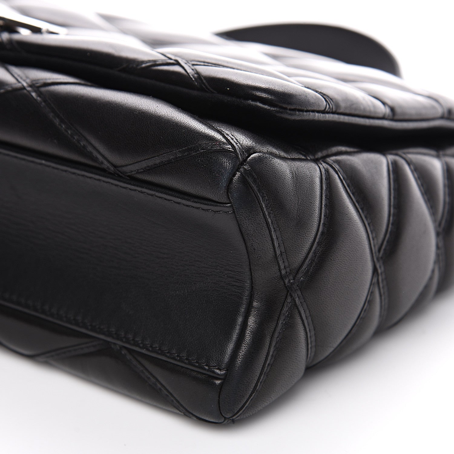 Louis Vuitton Lambskin Malletage GO-14 MM Black 13 of 13