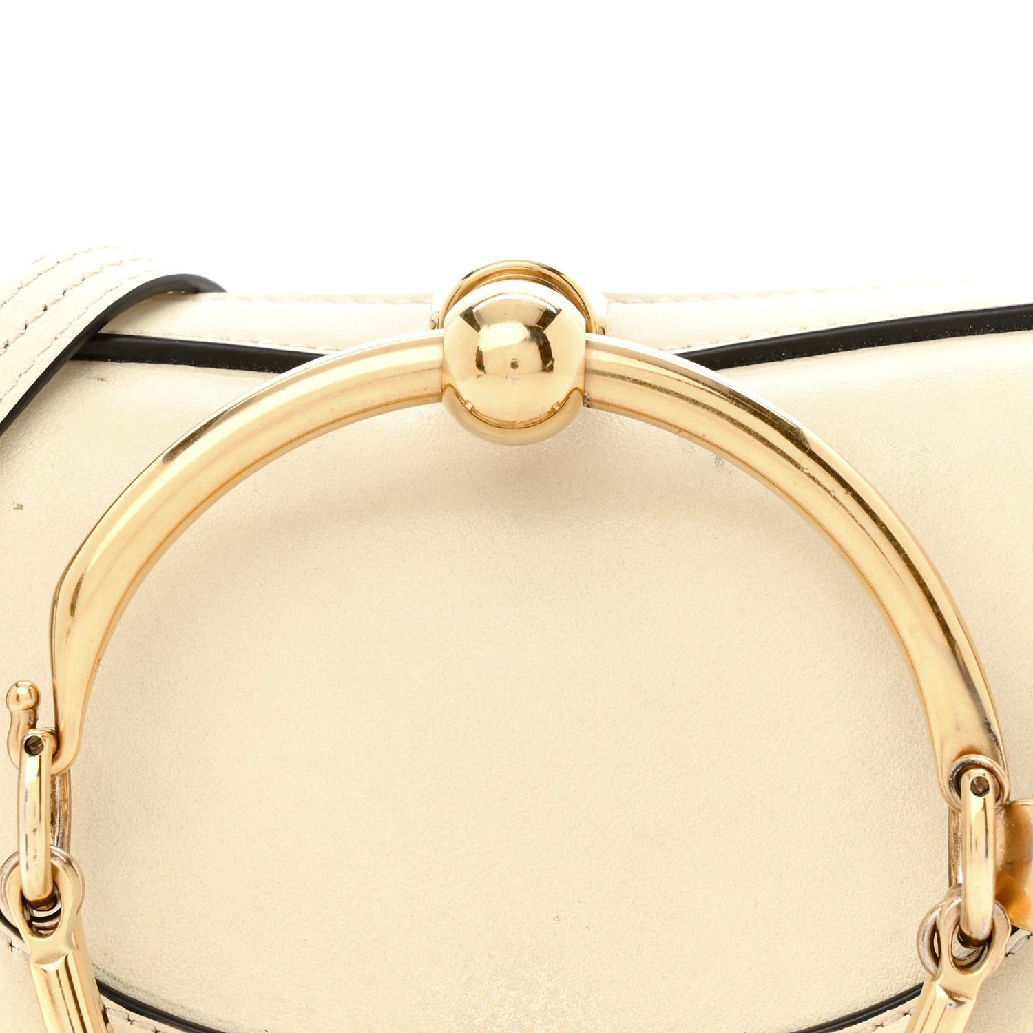 Chloe Calfskin Small Nile Bracelet Minaudiere Bag Off White 10 of 22