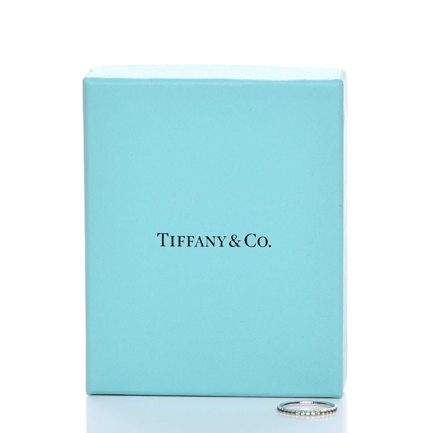 18K White Gold Tsavorite Metro Ring 4