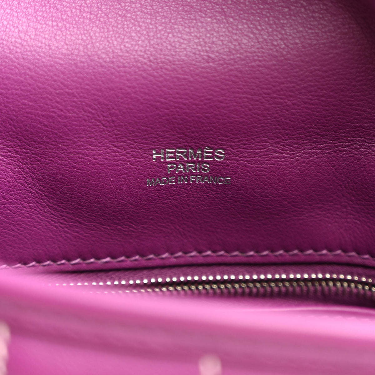 Hermes Veau Swift Mini Sac Berline Anemone Bleu Electrique 6 of 10