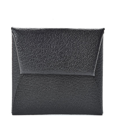Hermes Chevre Mysore Bastia Coin Purse Black 1 of 8