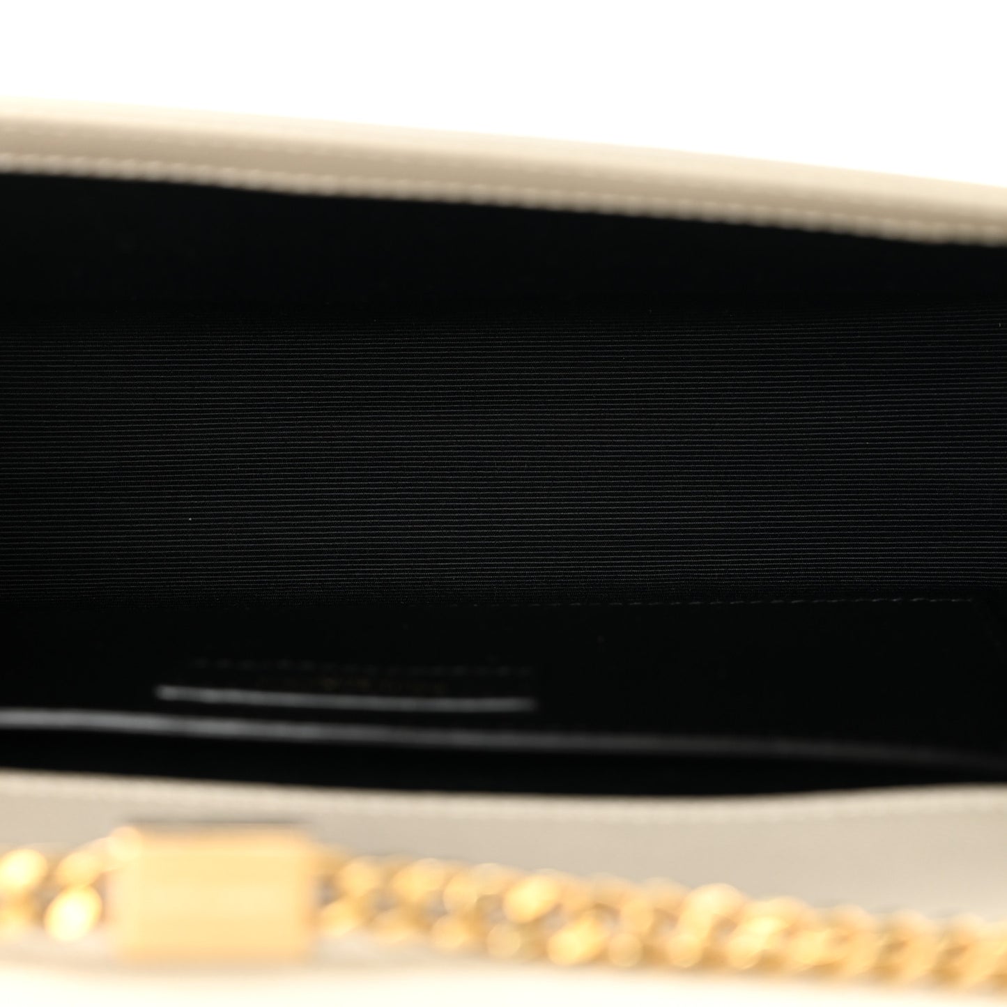 Grain De Poudre Medium Classic Monogram Kate Satchel Crema Soft