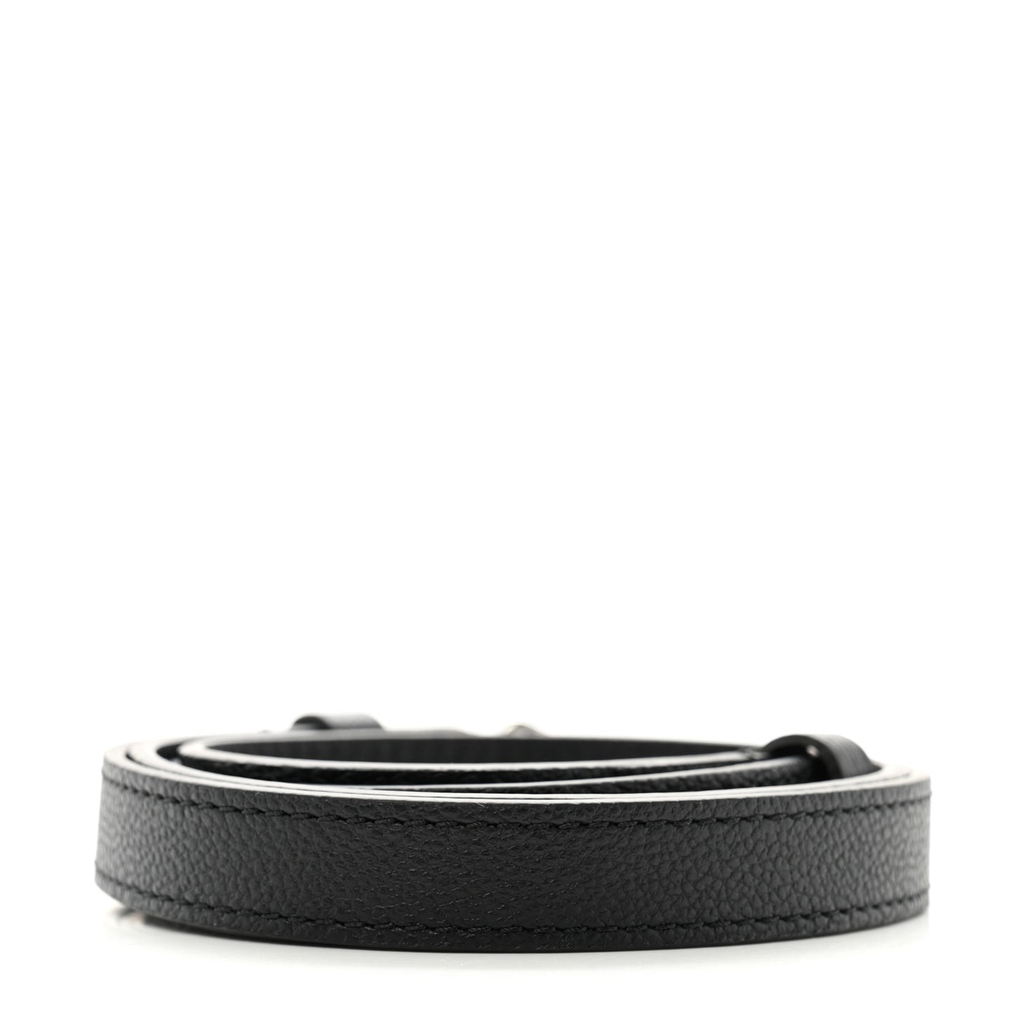Calfskin Buci Shoulder Strap Black