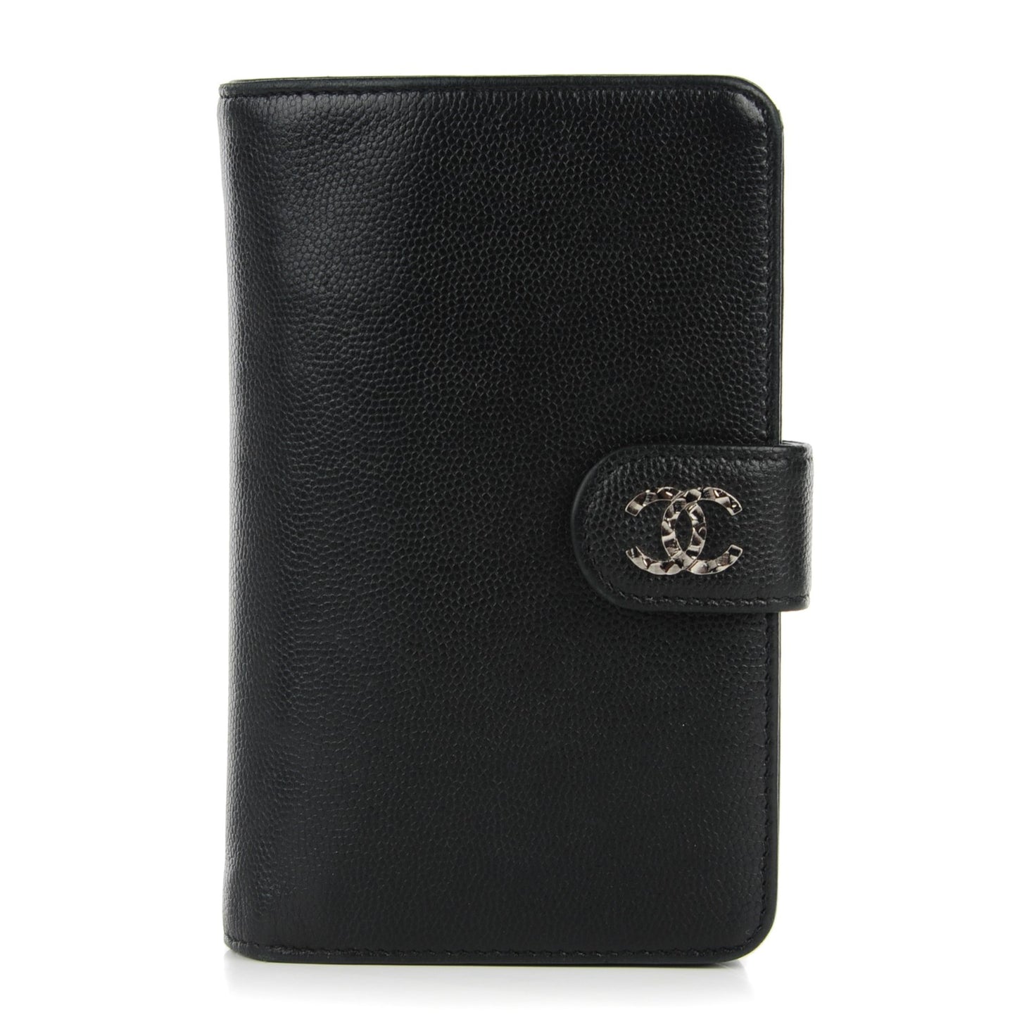Caviar Sevruga L-Zip Pocket Wallet Black