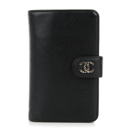 Chanel Caviar Sevruga L-Zip Pocket Wallet Black 1 of 9
