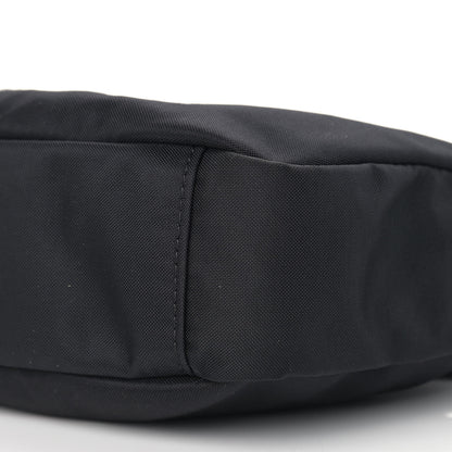 Balenciaga Recycled Sport Nylon Logo Embroidered Wheel Sling Bag Black White 9 of 9
