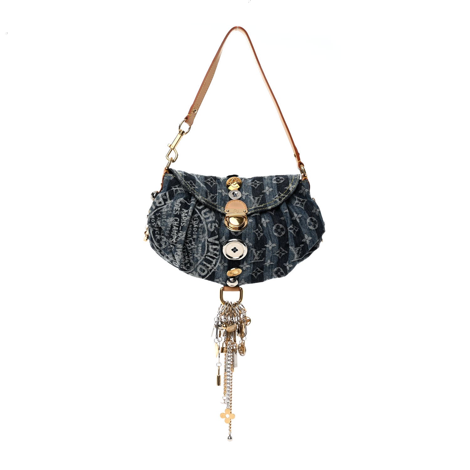 Louis Vuitton Denim Raye Judy Blame Mini Pleaty 3 of 12