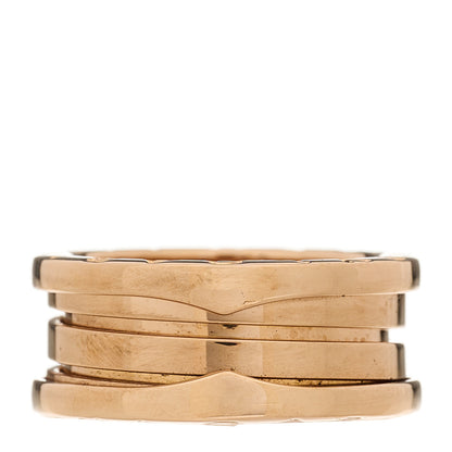 Bulgari 18K Rose Gold B.Zero1 Three-Band Ring 52 6 1 of 7