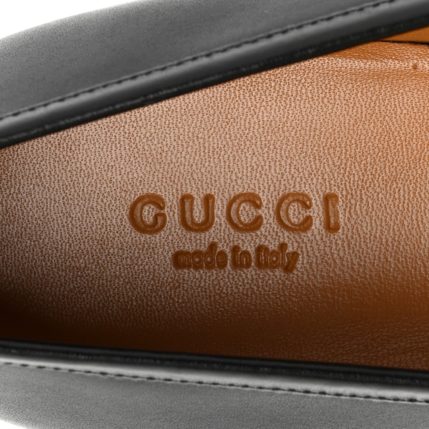 Gucci Calfskin Womens Jordaan Loafers 39 Black 7 of 9