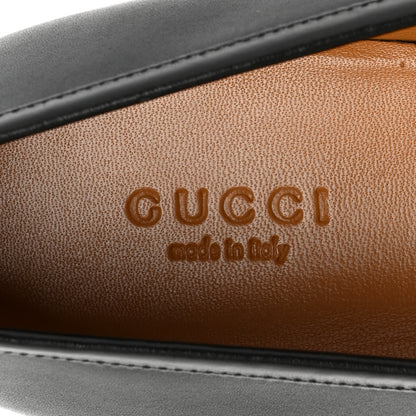 Gucci Calfskin Womens Jordaan Loafers 39 Black 7 of 9