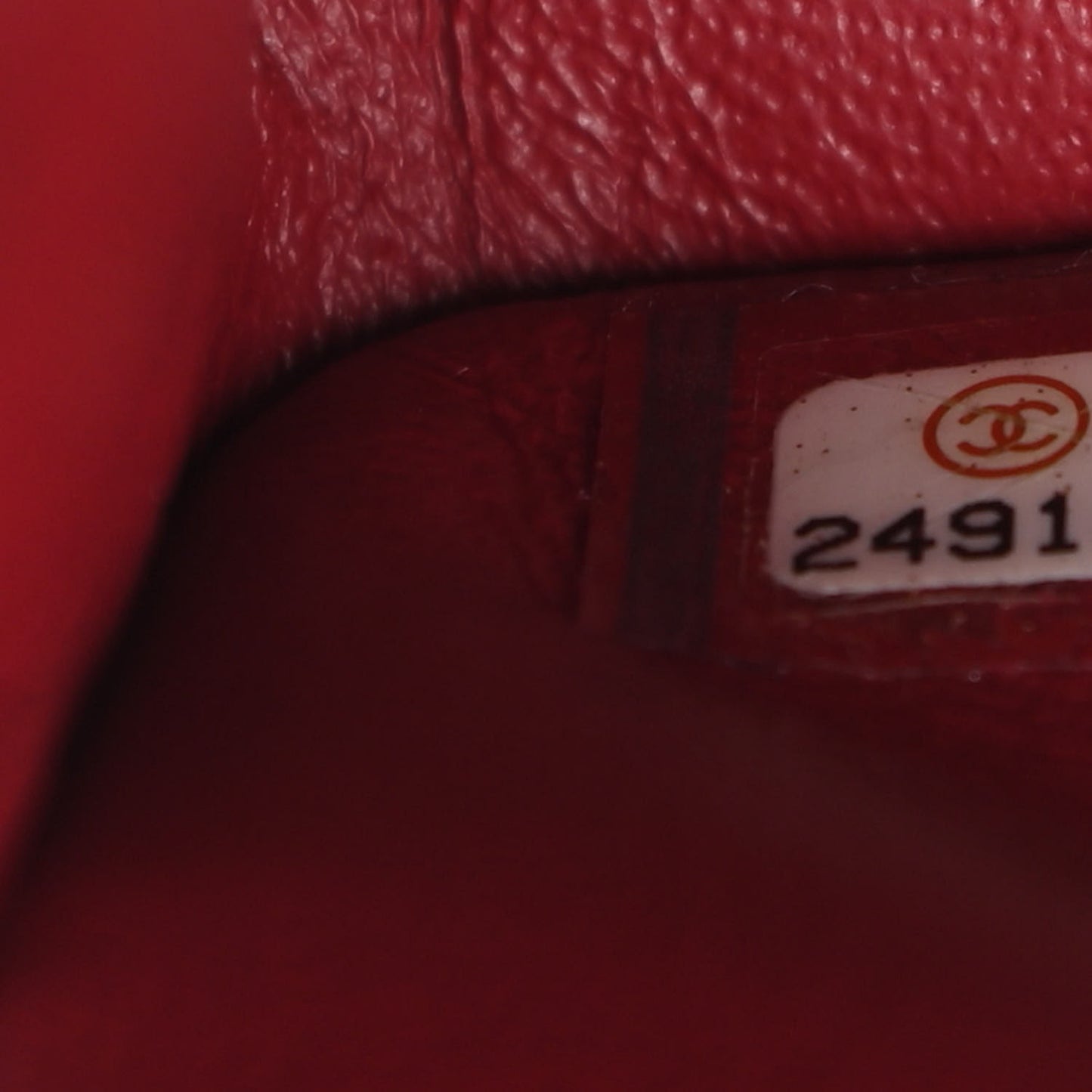 Caviar Quilted Medium Double Flap Red