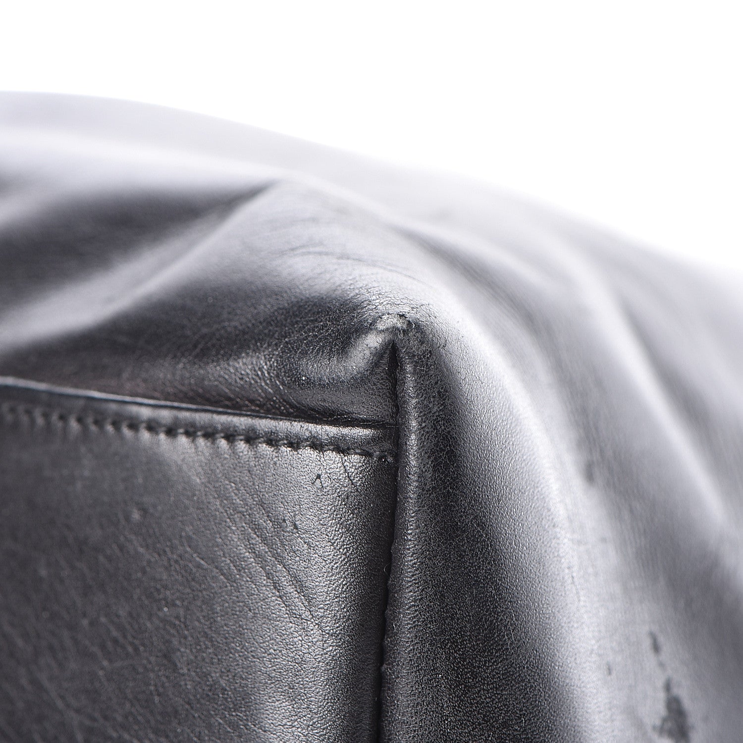 Chanel Calfskin Quilted Large Shoulder Bag Black 17 of 23