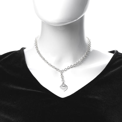 Tiffany Sterling Silver Return To Heart Tag Lariat Necklace 2 of 5