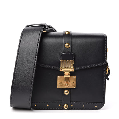 Christian Dior Calfskin Studded Square Dioraddict Flap Black 1 of 10