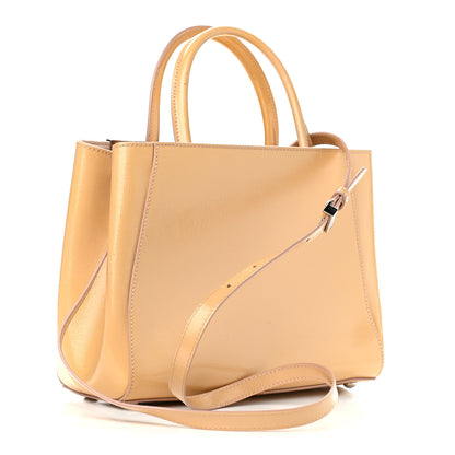 Fendi Vitello Vernice Camoscio Petite 2Jours Tote Make Up 2 of 8