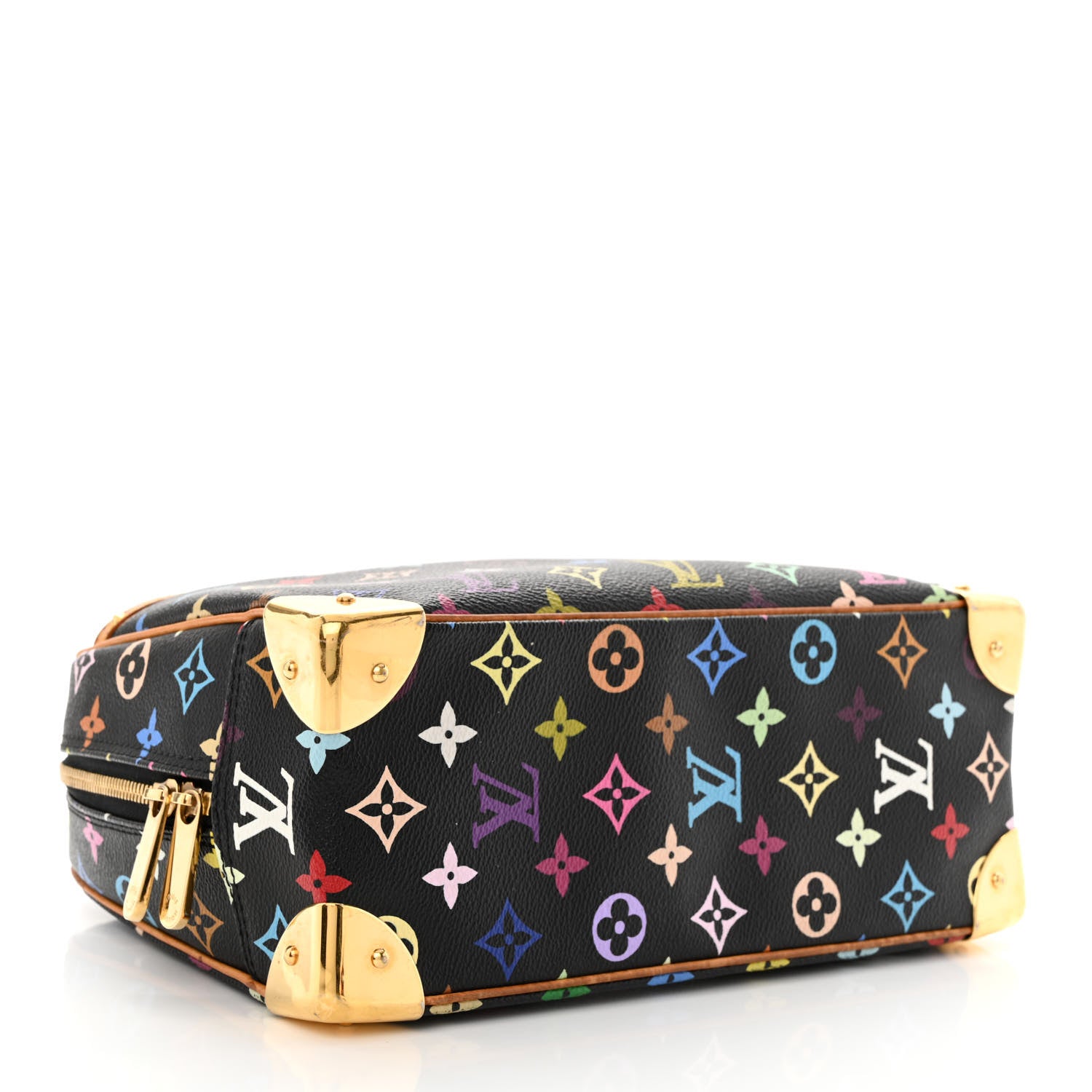Louis Vuitton Monogram Multicolor Trouville Black 4 of 13