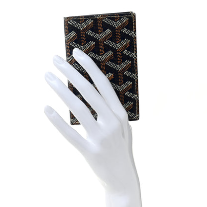 Goyard Goyardine Saint Pierre Card Holder Navy 2 of 7