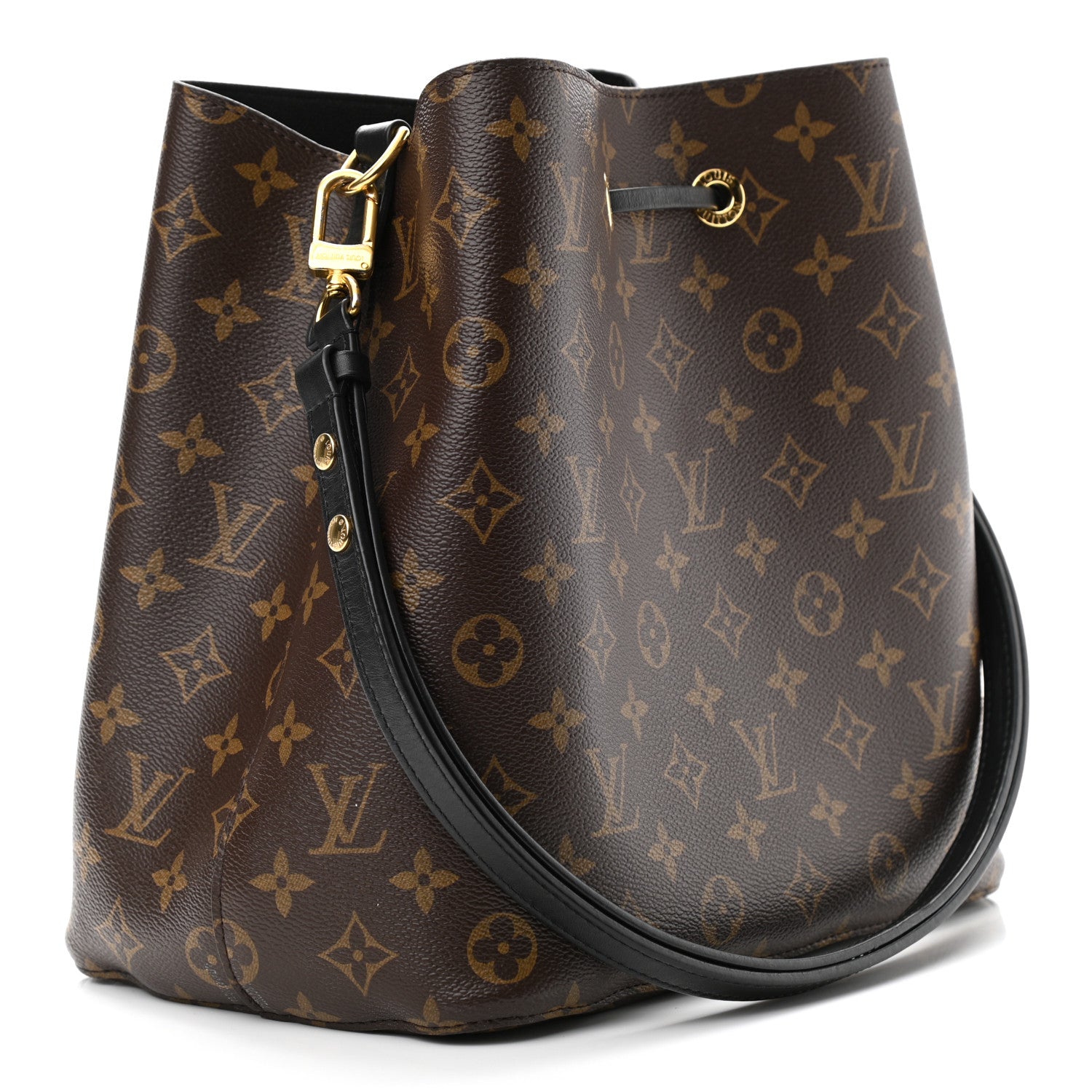 Louis Vuitton Monogram Neonoe MM Black 3 of 10