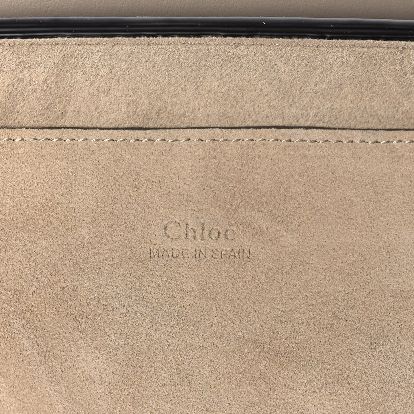 Suede Calfskin Small Faye Shoulder Bag Motty Grey