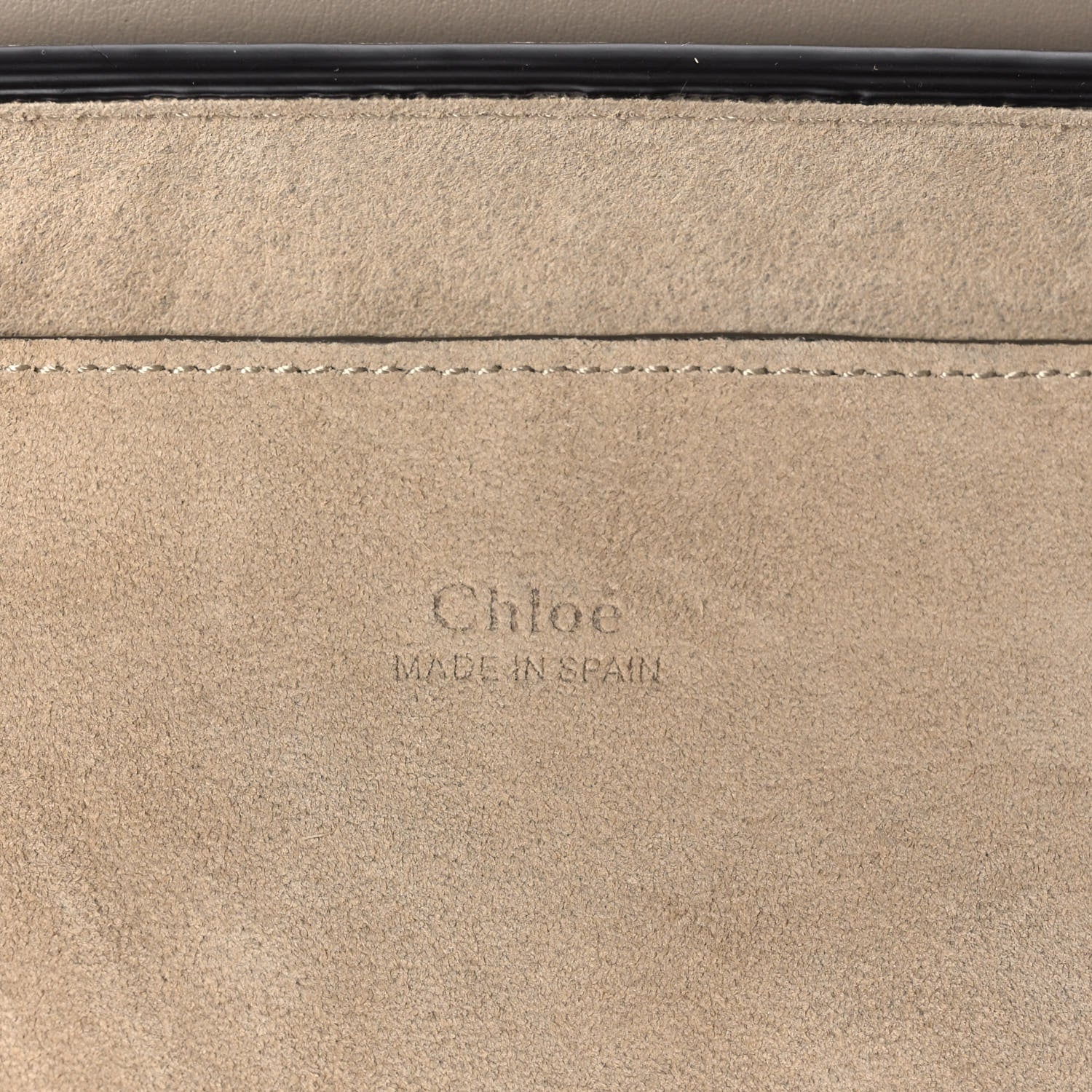Chloe Suede Calfskin Small Faye Shoulder Bag Motty Grey 6 of 10