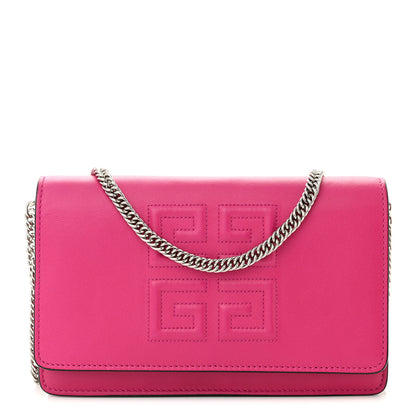 Givenchy Lambskin Emblem Chain Wallet Cyclamen 1 of 10