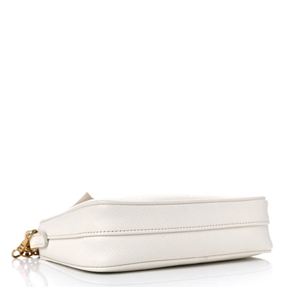 Prada Saffiano Re-Edition 2005 Shoulder Bag White 5 of 9