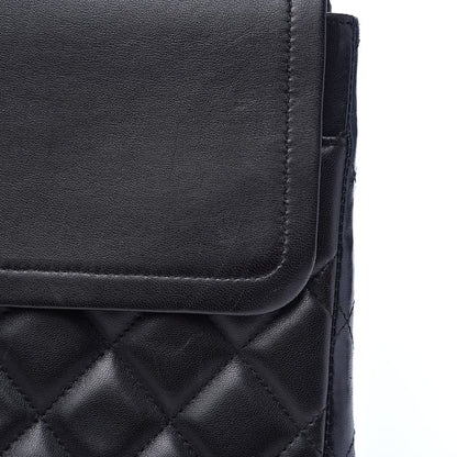 Chanel Lambskin Quilted Maxi Double Flap Black 17 of 22
