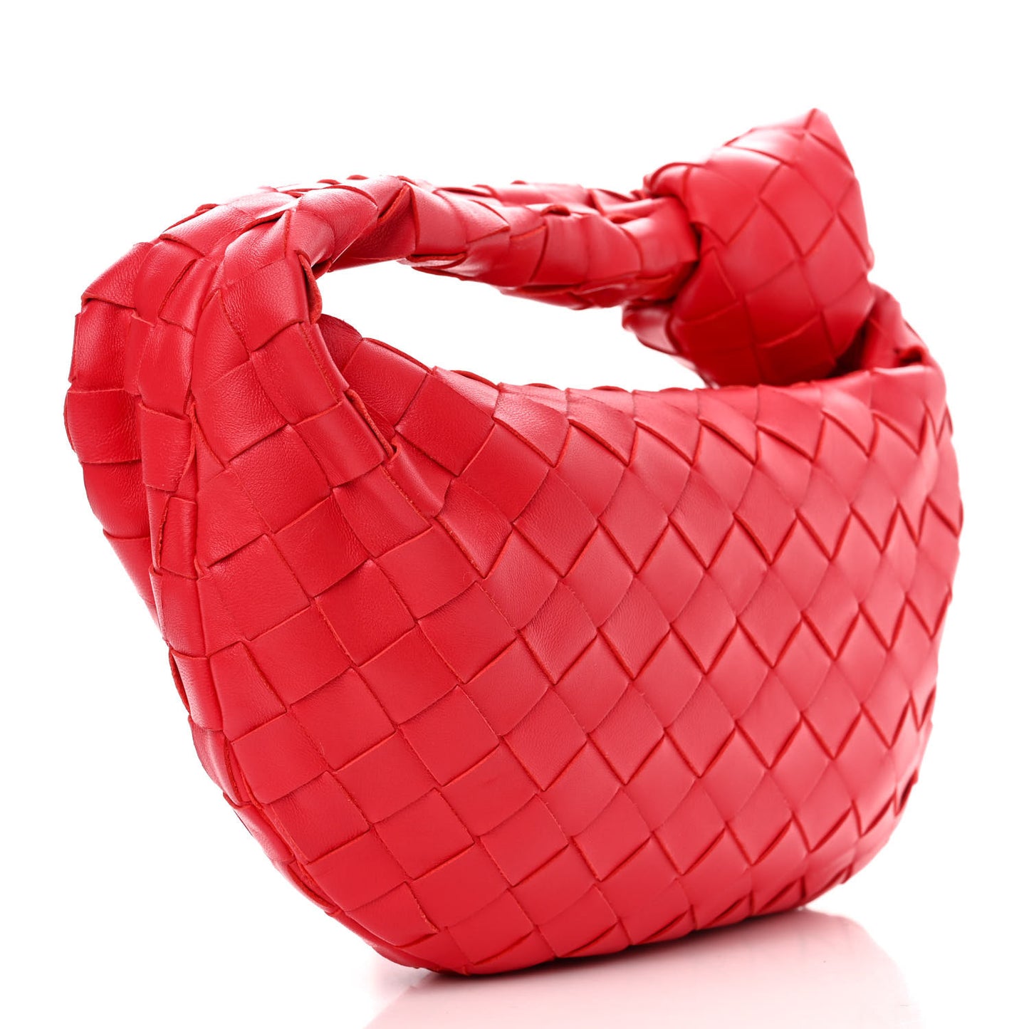 Nappa Intrecciato Mini Jodie Cranberry