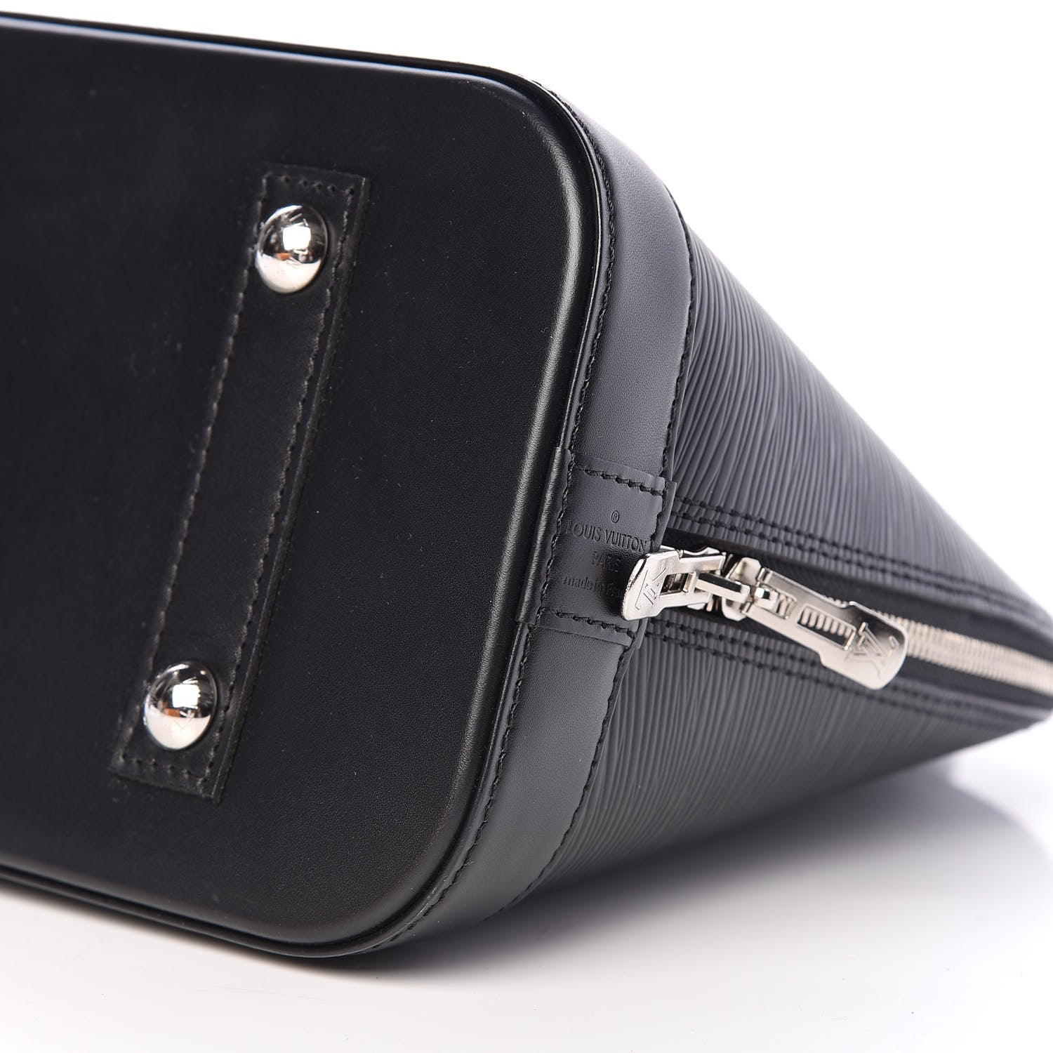 Louis Vuitton Epi Alma MM Black 7 of 13